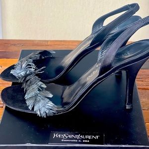 Elegant, formal feather shoe